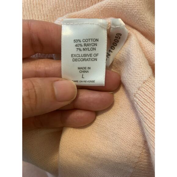 Jones New York long sleeves jewel embellished cardigan size Large - Picture 4 of 8